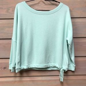 Victoria’s Secret Light Blue Crop Sweater